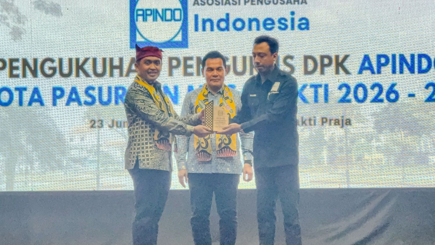 PENGUKUHAN PENGURUS DPK APINDO KOTA PASURUAN